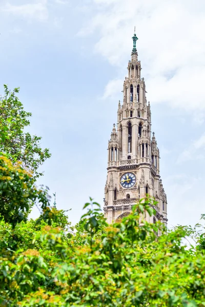 Tall Gothic Cathedral Tower Vienna Austria — Stock Photo, Image