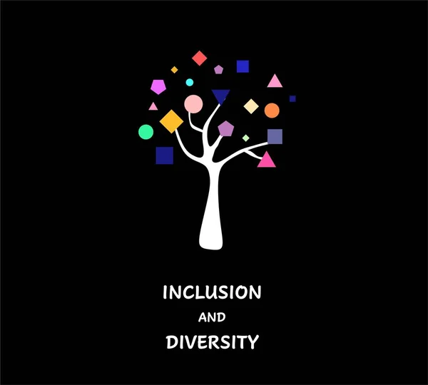 Koncepcja Integracji Różnorodności Wszyscy Ludzie Równi Ilustracja Wektora — Wektor stockowy