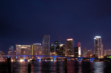 Miami gece sahne