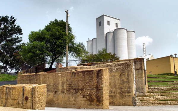 Passi del silo — Foto Stock