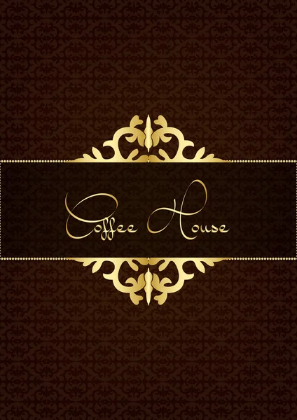 Coffee house menü kapak