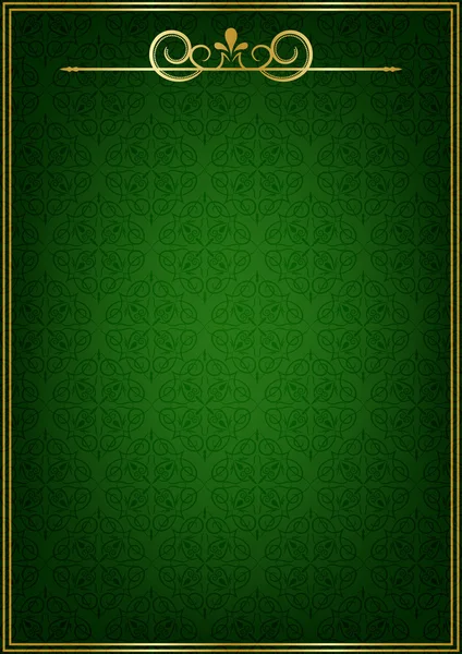 Green decorative paper — Stock Vector