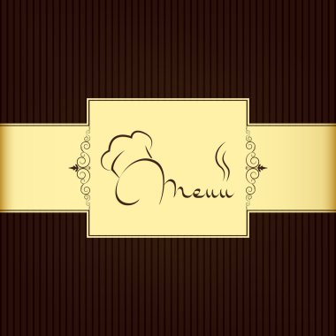 Sarı Restoran Menü kapak