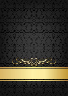 siyah süslü kağıt