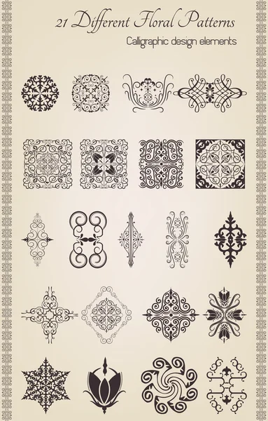 Motifs ottomans rétro — Image vectorielle