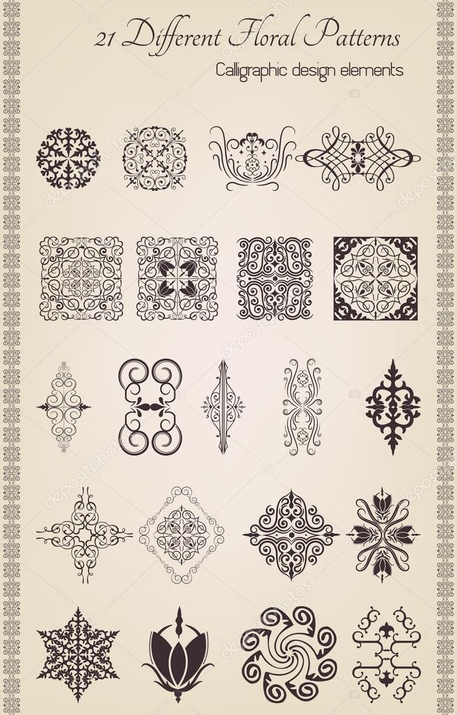 Ottoman motifs retro