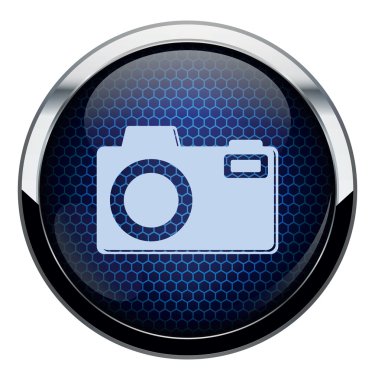 soyut mavi petek fotoğraf simge