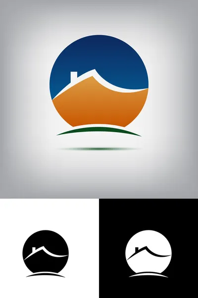 Logo domu — Wektor stockowy