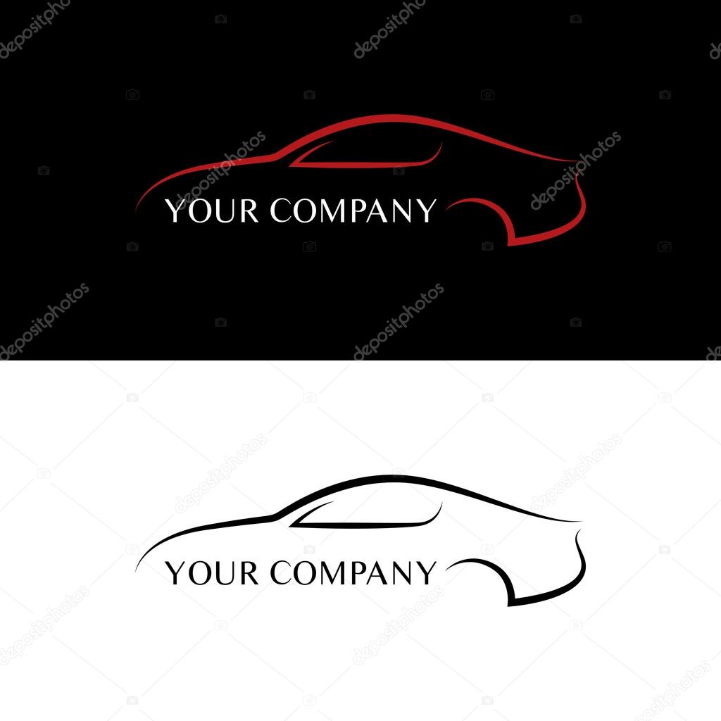 Red and black car logos