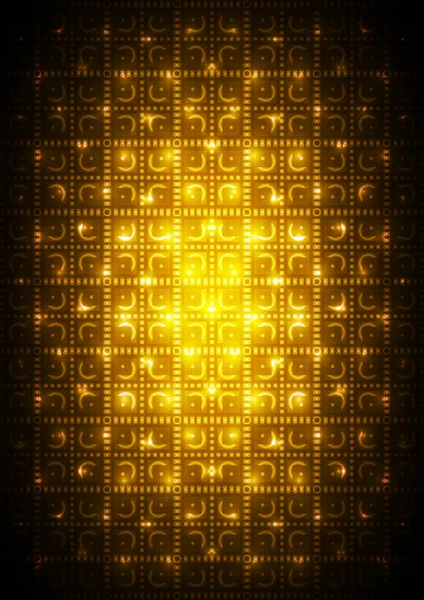 Цифровий жовтому фоні — стоковий вектор