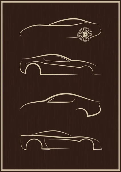 Καλλιγραφικά αυτοκίνητο λογότυπο που Royalty Free Διανύσματα Αρχείου