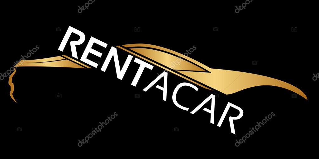 Rent a car logo. Creative logo work.