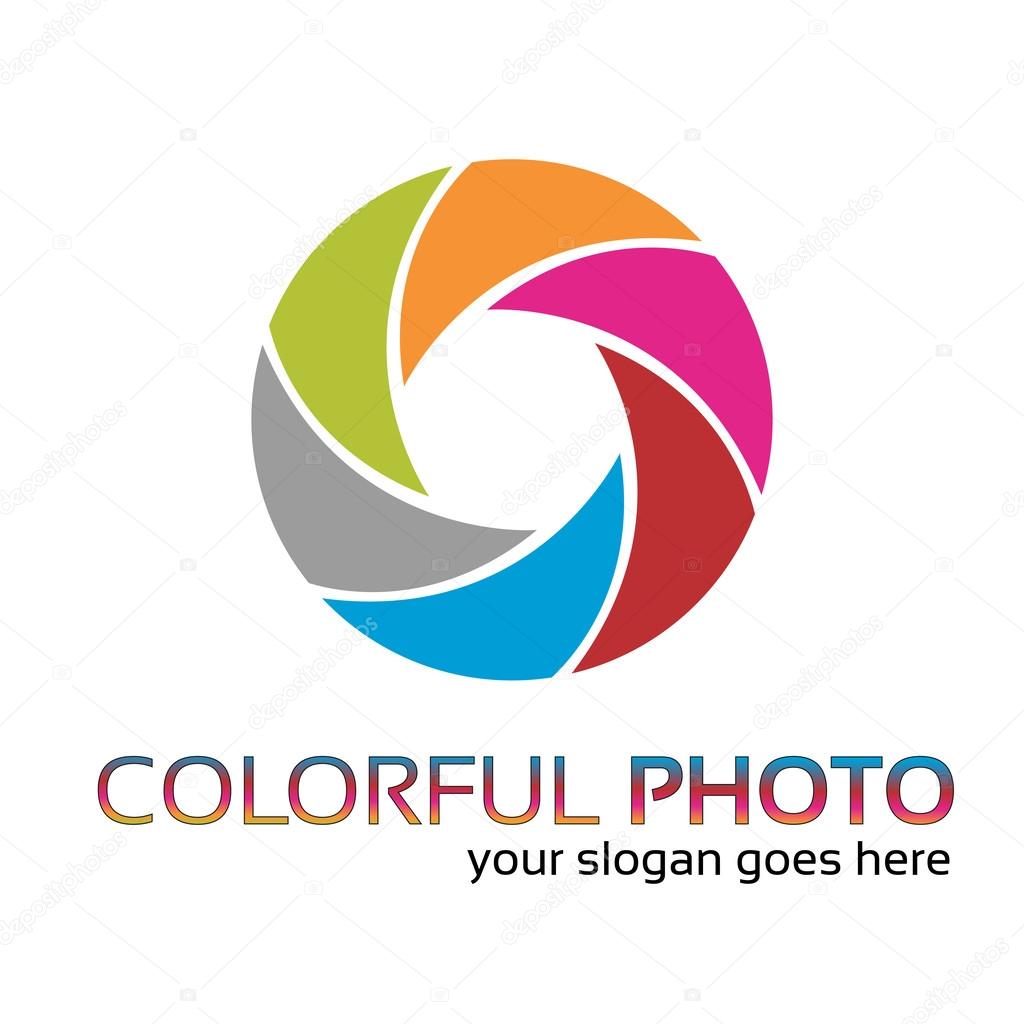 Creative photo lens logo work
