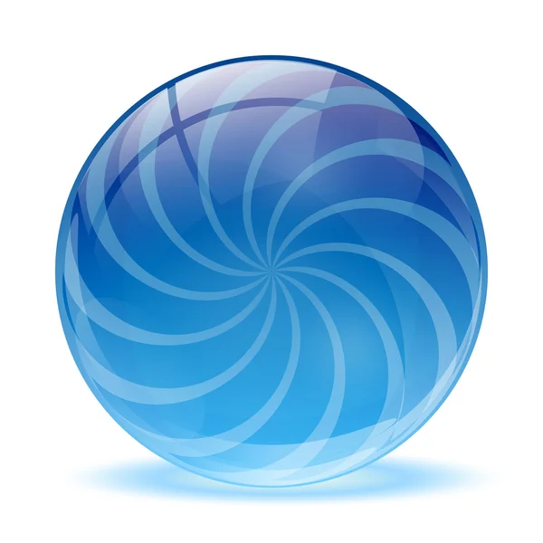 Boule icône colorée — Image vectorielle