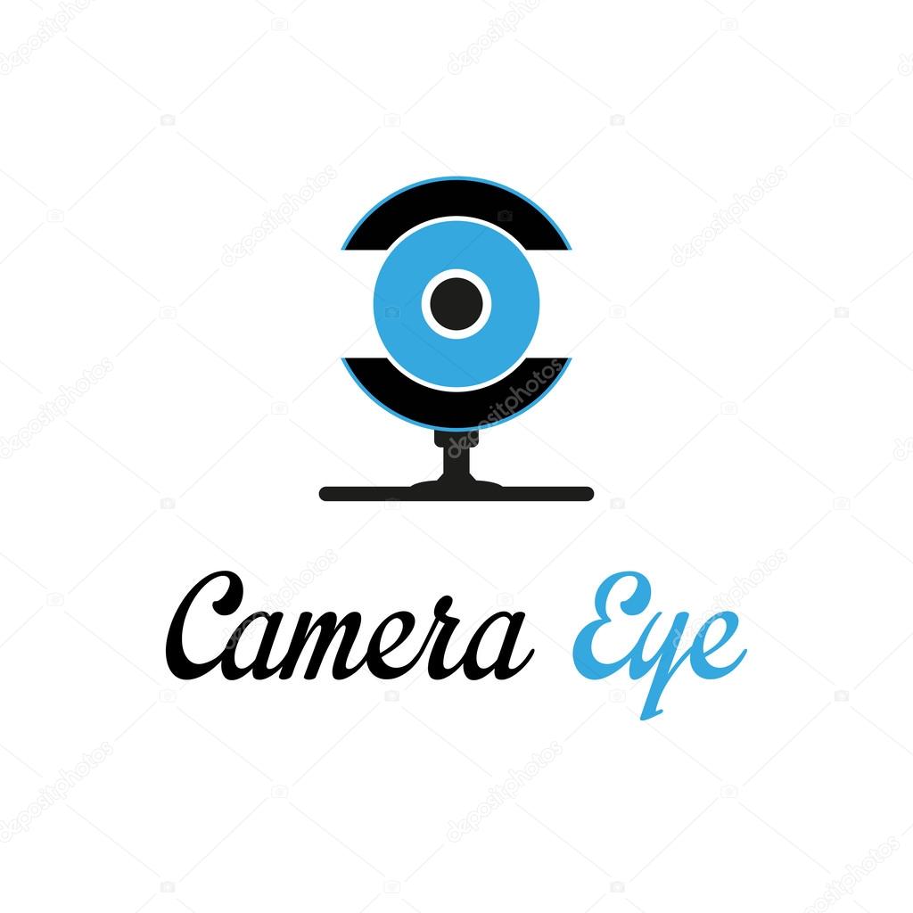Camera eye logo template