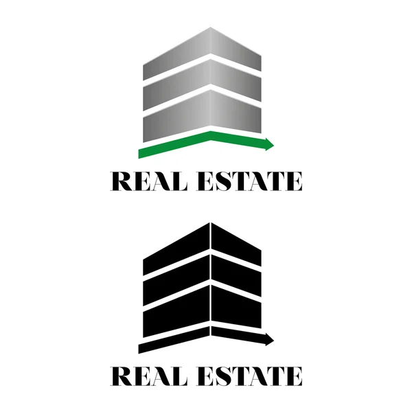 Nemovitostí budova logo — Stockový vektor
