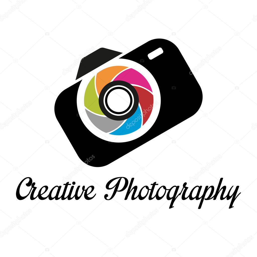Creative photographer's studio logo template