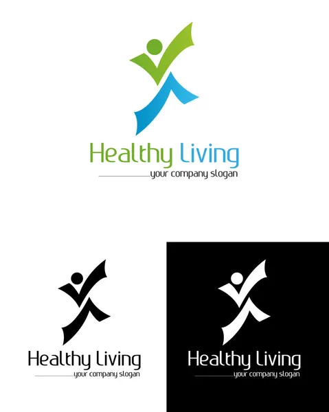 Healtly living — Stock Vector