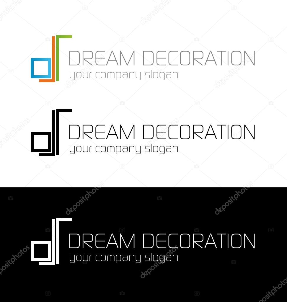 Dream decoration logo template