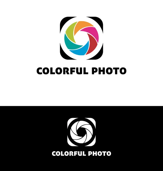 Colorful photo — Stock Vector