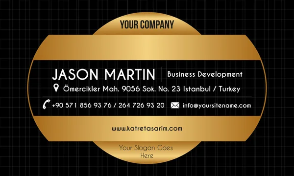 Creatief Business Card voor bedrijven — Stockvector