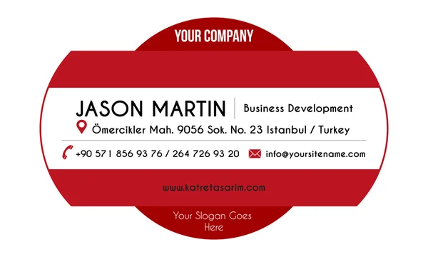 Creatief Business Card voor bedrijven — Stockvector