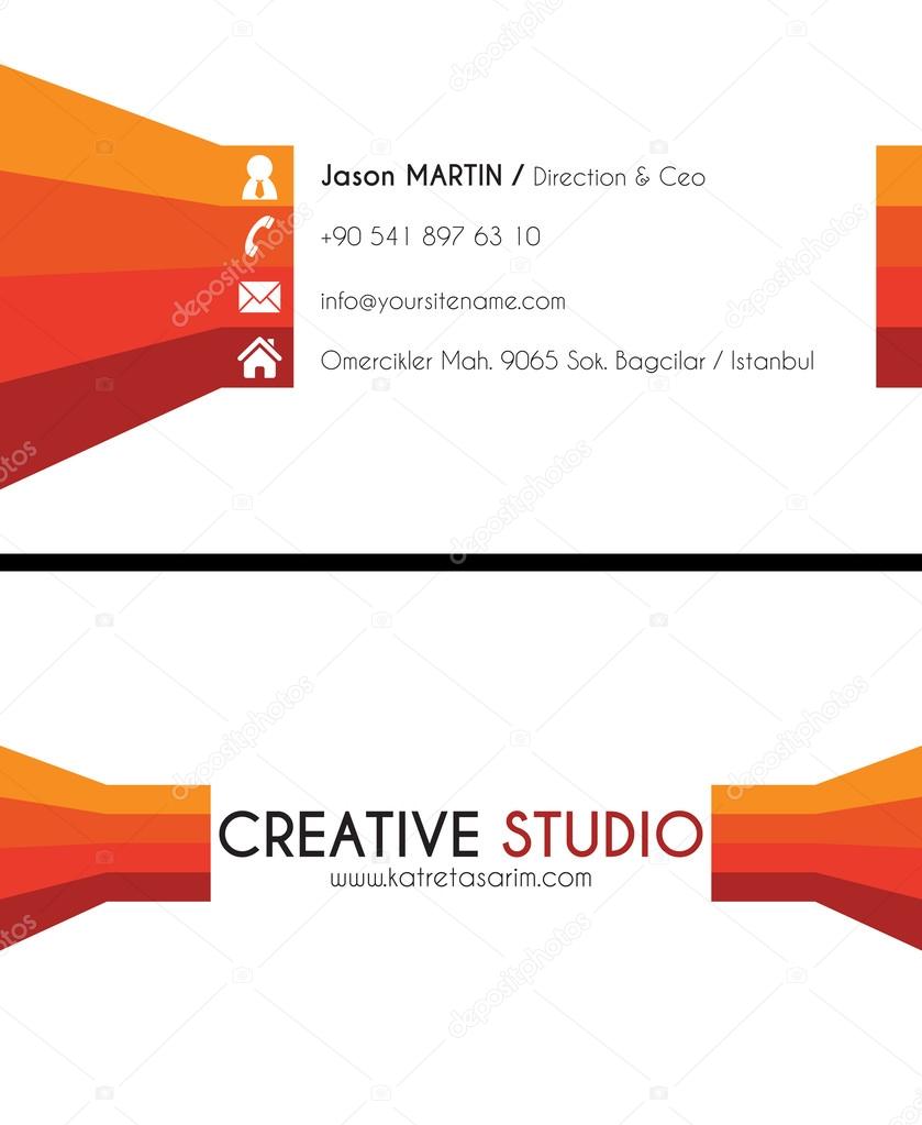 Creative corporate business card