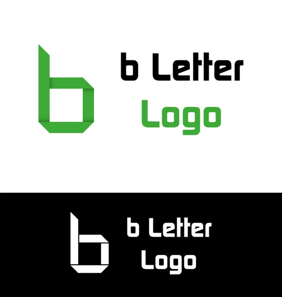 B-Buchstabe Logo — Stockvektor