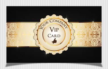 siyah yaratıcı VIP kart. Metalik dokusu ile dekore edilmiş.