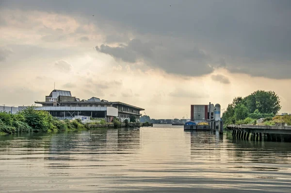 Rotterdam September 2021 Rustige Omgeving Merwe Vierhavens Een Oude Haven — Stockfoto