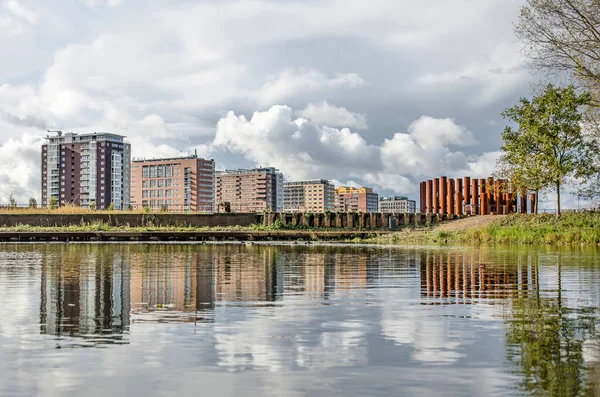 Rotterdam Pays Bas Novembre 2021 Plate Forme Visualisation Acier Corten — Photo