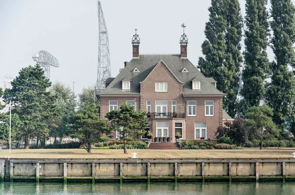 Schiedam Pays Bas Septembre 2022 Villa Historique Sur Chantier Naval — Photo