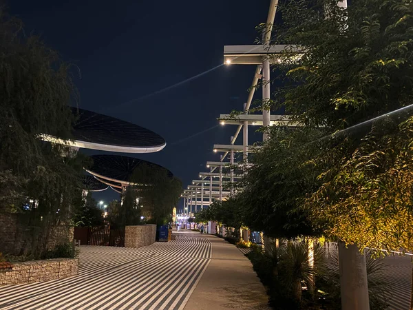 Nachtansicht Der Expo 2020 Dubai — Stockfoto
