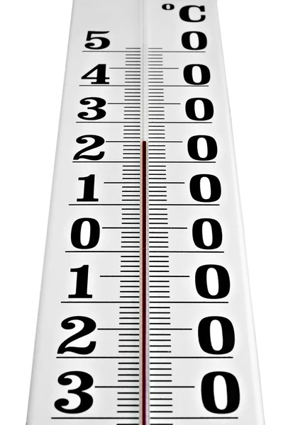 Thermometer geïsoleerd — Stockfoto