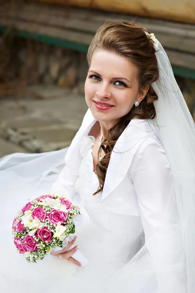 Novia en el día de la boda — Foto de Stock