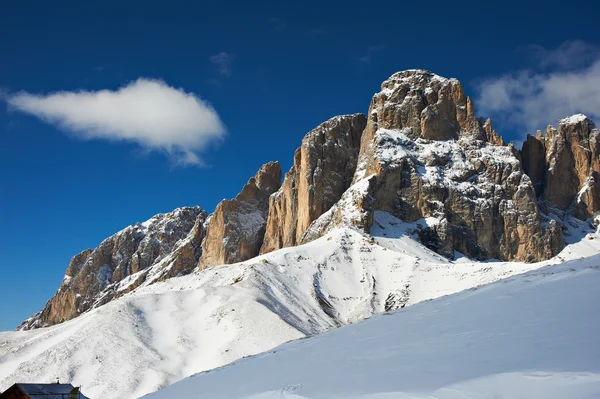 View of the Dolomites mountains — Stock Photo, Image