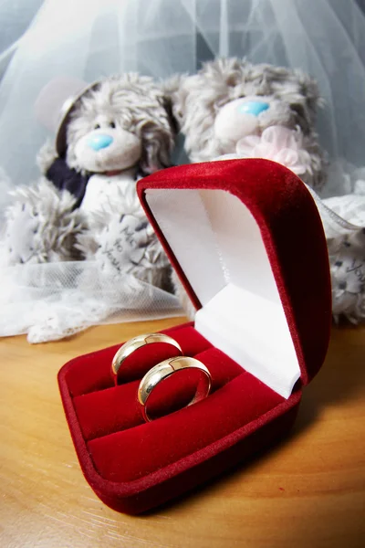 Wedding rings — Stock Photo, Image