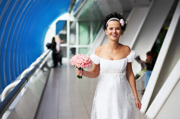 Joyful bride — Stock Photo, Image