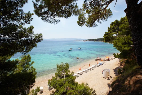 View of beach in Croatia — Stock Photo, Image