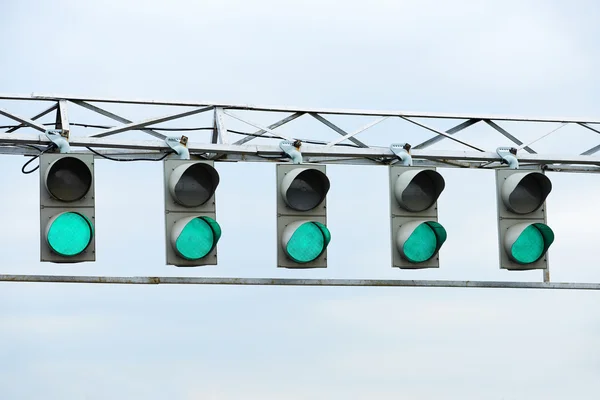 Racing semáforo verde —  Fotos de Stock