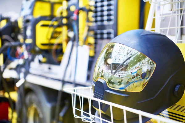 Modern Helmet Welding Machine Exhibition — Stock Fotó