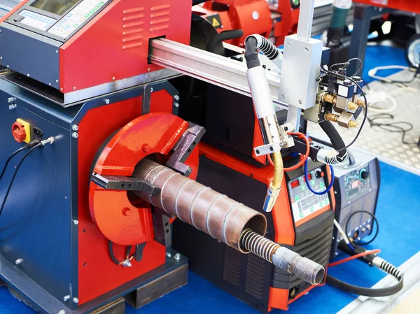 Digital Industrial Welding Machines Exhibition — Zdjęcie stockowe