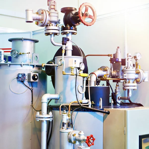 Steam Boiler Steam Boiler Room Factory — Stok fotoğraf