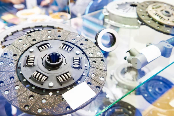 Clutch discs in a shop window