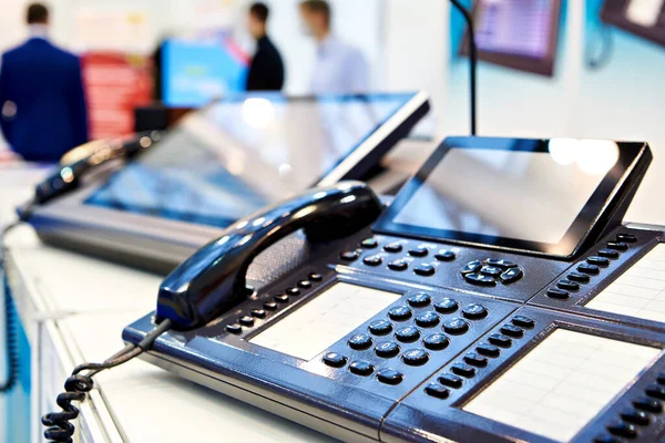 Telephone Switching Station Direct Communication Exhibition — Stock Photo, Image