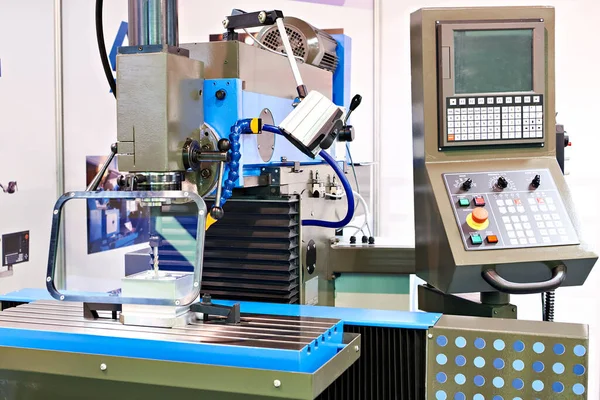 CNC universal milling machine on exhibition