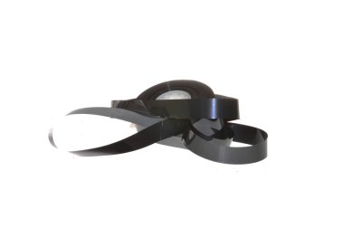 kaset beyaz arkaplanda izole edildi