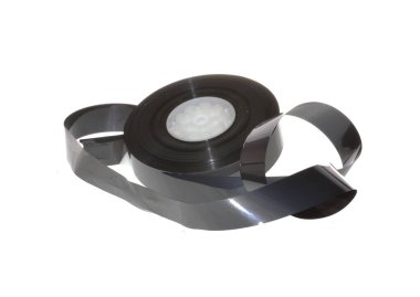 kaset beyaz arkaplanda izole edildi