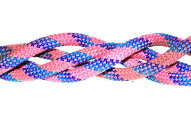 beyaz arkaplanda izole edilmiş ip