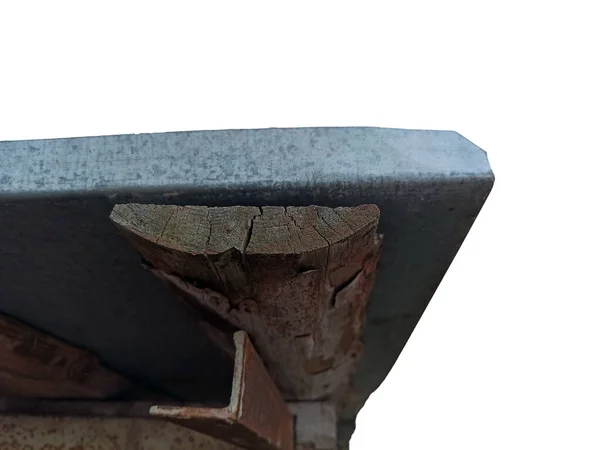 Rusty Metal Closeup Shot Distance — Stock Photo, Image